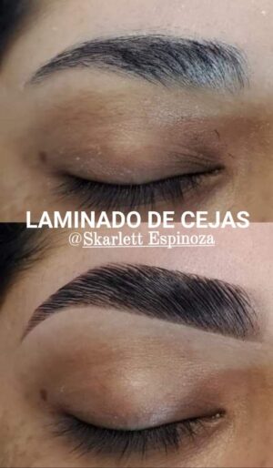 LAMINADO/ PLASTIFICADO DE CEJAS CON O SIN HENNA
