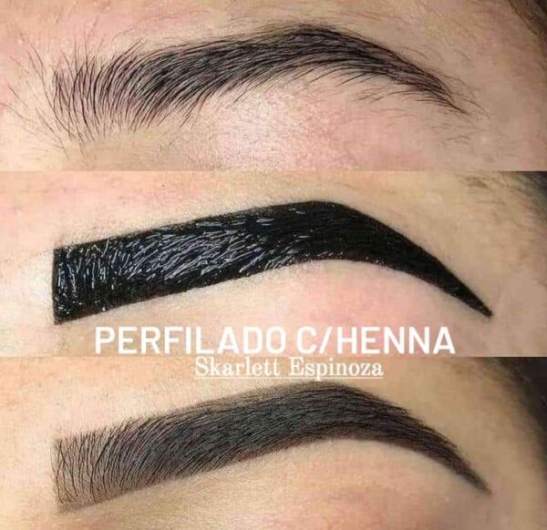 PERFILADO DE CEJAS CON HENNA+VISAJISMO